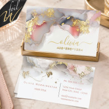Ätherisches Gold und grauer Marmor
