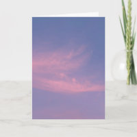 Ätherisches Rosa Pastell Lila Dämmerung Wolken