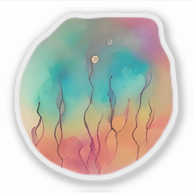 ätherisches Wachstum Aufkleber (Vorderseite)