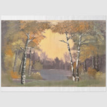 Ätherisches Walddekoupage Tissue