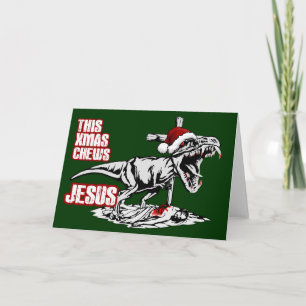 Athiest T Rex Weihnachten