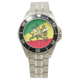 Äthiopia Rasta Löwe von Judah Accessory Äthiopien Armbanduhr