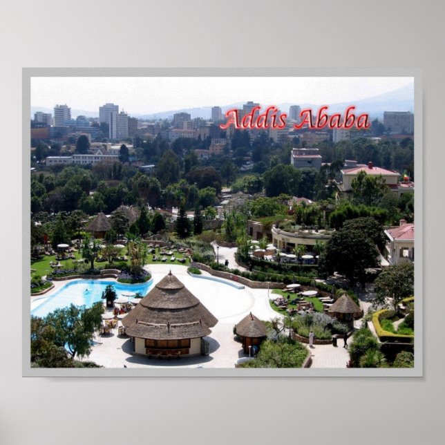 Äthiopien - Addis Abeba - Poster (Vorne)