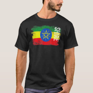 Äthiopien-Flagge für Äthiopier Männer Frauen Kinde T-Shirt