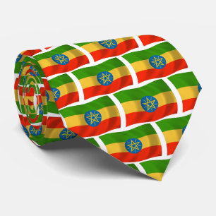 Äthiopien Flagge Krawatte