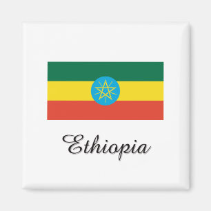 Äthiopien-Flaggen-Entwurf Magnet