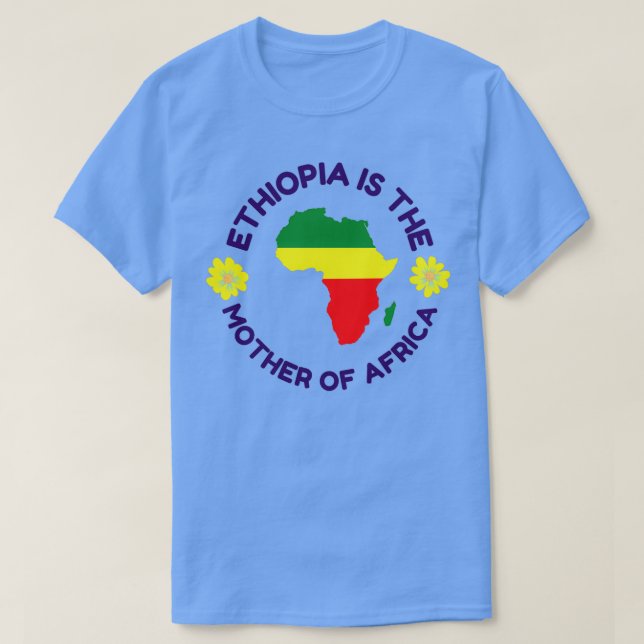 Äthiopien ist die Mutter von Afrika Uhuru Kenyatta T-Shirt (Design vorne)