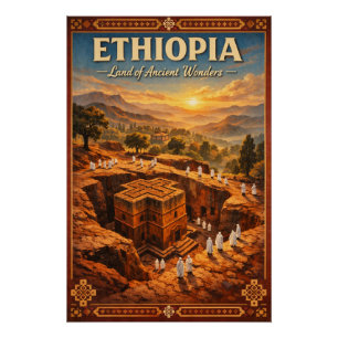 ÄTHIOPIEN – Land der alten Wunder Poster