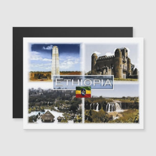 Äthiopien - Mosaik - Magnetkarte