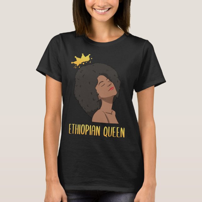 Äthiopien: Prinzessin der Liebe der äthiopischen F T-Shirt (Vorderseite)