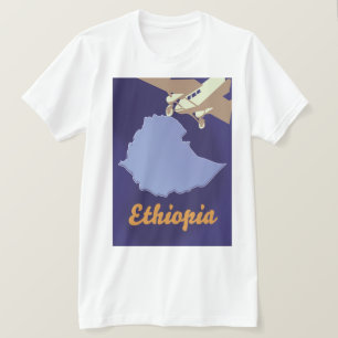 Äthiopien Reiseplakat T-Shirt