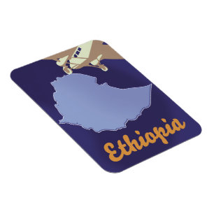 Äthiopien-Reiseposter Magnet