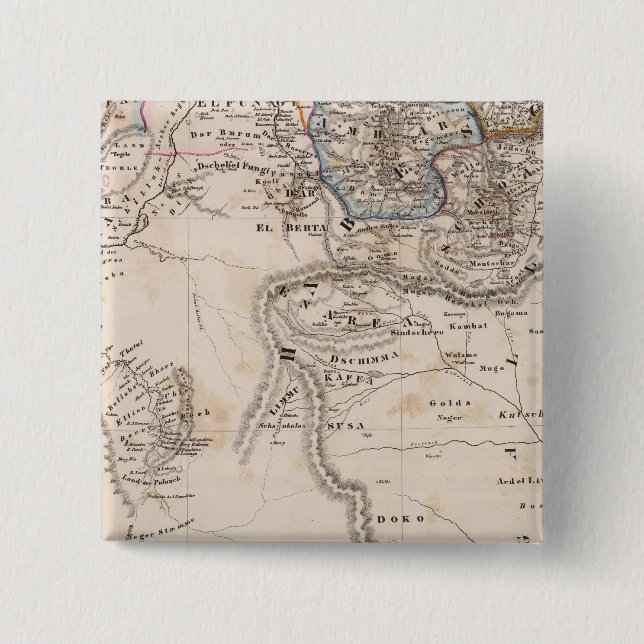 Äthiopien, Somalia, Afrika Button (Vorderseite)