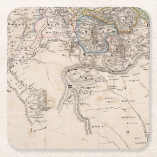 Äthiopien, Somalia, Afrika Rechteckiger Pappuntersetzer