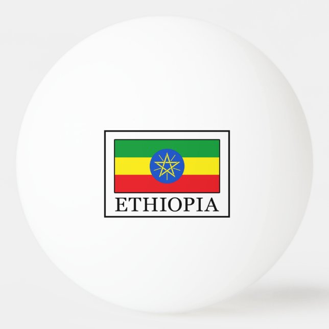 Äthiopien Tischtennisball (Vorderseite)