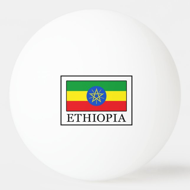 Äthiopien Tischtennisball (Vorderseite)