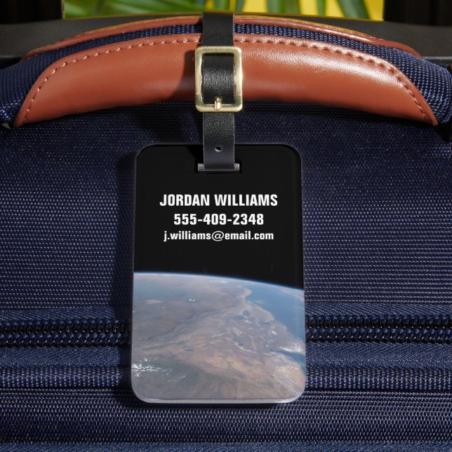 Äthiopien und ein Teil des Roten Meeres Gepäckanhänger (Vorderseite Insitu 2)