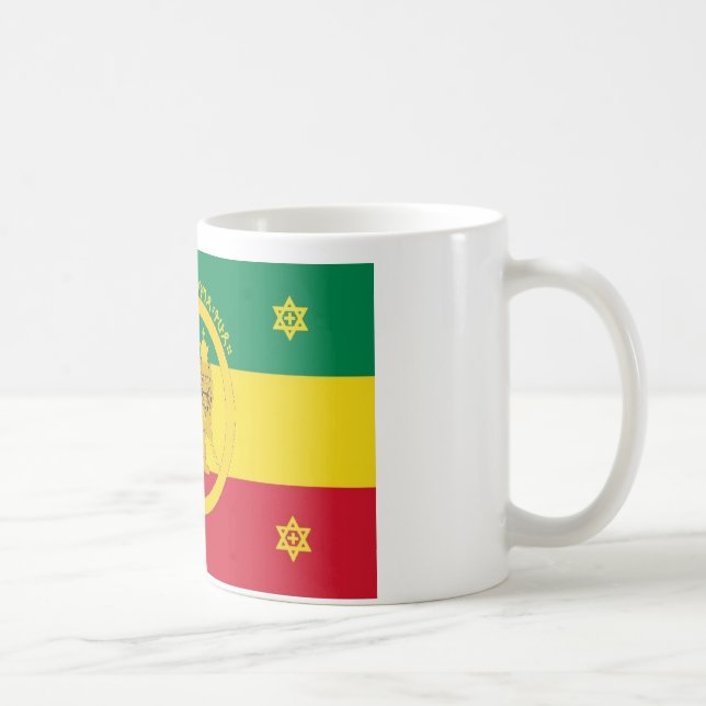Äthiopienkaiserflagge - Haile Selassie I Tasse (Rechts)