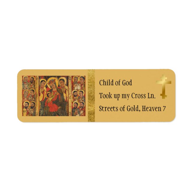 Äthiopisch-orthodox l Theotokos l Personalize, (Vorne)