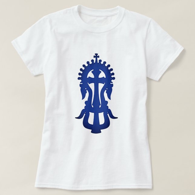 Äthiopisch-orthodoxe Cross-Design T-Shirt (Design vorne)