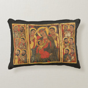 Äthiopisch-orthodoxe Icon l Ancient Christlich Fai Dekokissen