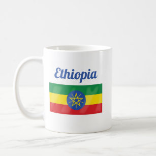 Äthiopische Fahne Kaffee Tasse