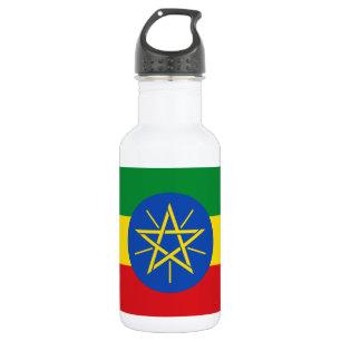 Äthiopische Flagge Edelstahlflasche