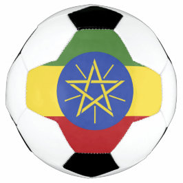 Äthiopische Flagge Fußball