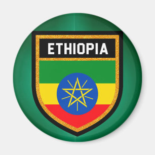 Äthiopische Flagge Magnet