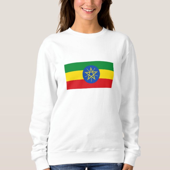 Äthiopische Flagge Sweatshirt (Vorderseite)
