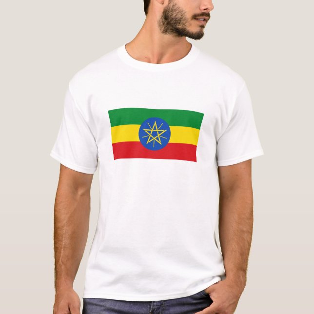 Äthiopische Flagge T-Shirt (Vorderseite)