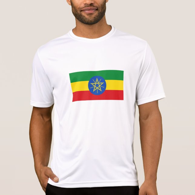 Äthiopische Flagge T-Shirt (Vorderseite)