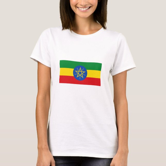 Äthiopische Flagge T-Shirt (Vorderseite)