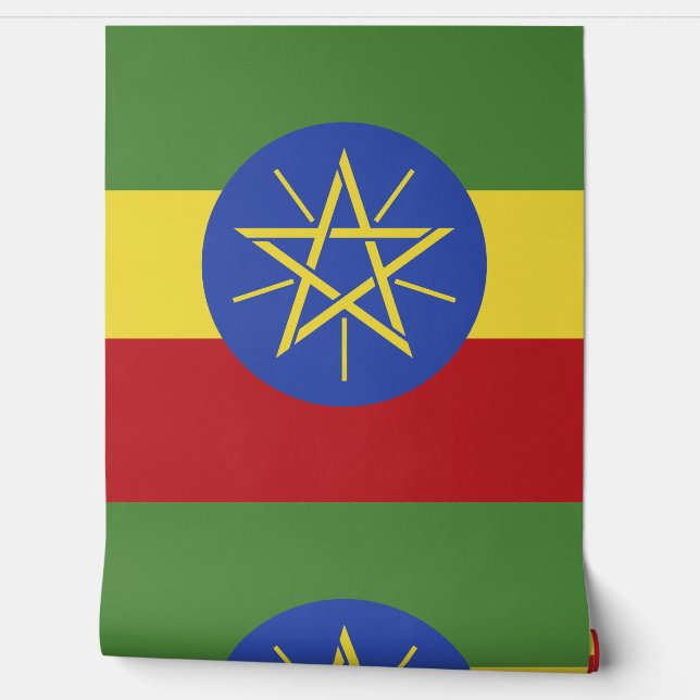 Äthiopische Flagge Tapete (Abrollen)
