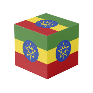 Äthiopische Flagge Würfel