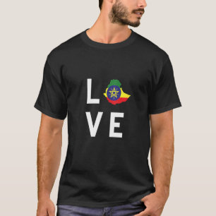 Äthiopische Habesha Liebe Style Short Sleeve T-Shirt