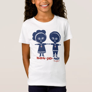 Äthiopische Kinder, die Hände - Blau halten T-Shirt
