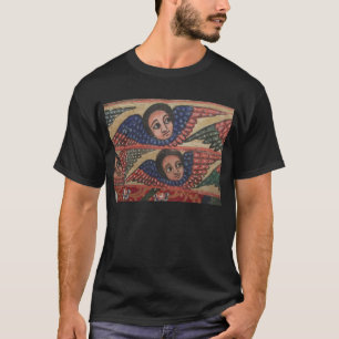 Äthiopische Kirchen-Malerei - 2 Engel schwärzen T-Shirt