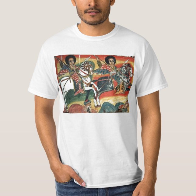 Äthiopische orthodoxe Tewahedo Kirchen-Malerei - t T-Shirt (Vorderseite)