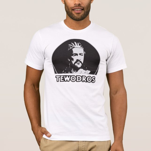 Äthiopische Tewodros T-Shirt (Vorderseite)