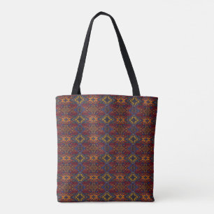 Äthiopische Tribal Muster Tote Tag