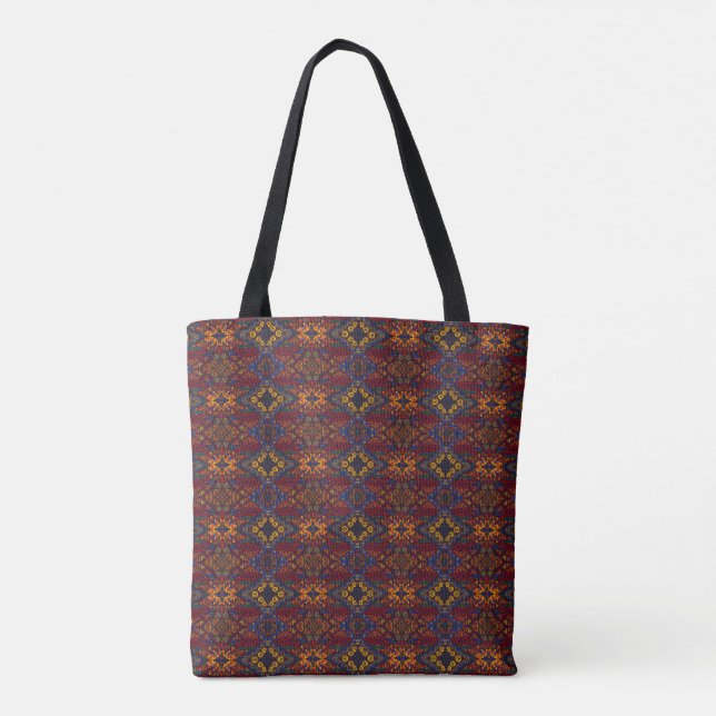 Äthiopische Tribal Muster Tote Tag (Rückseite)
