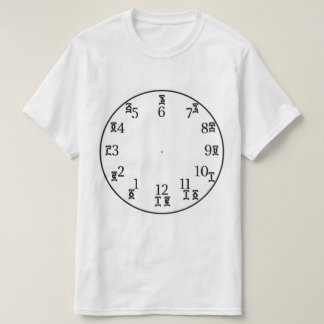Äthiopische Uhr - Amharische und englische Nummern T-Shirt