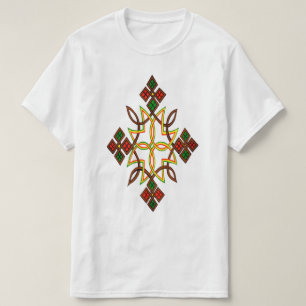 Äthiopischer Cross-Meskel-T - Shirt
