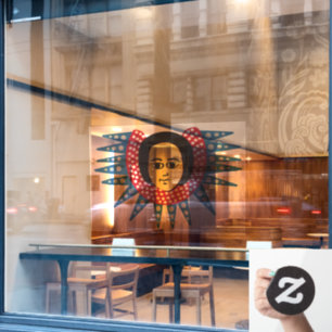 Äthiopischer Engel Fensteraufkleber