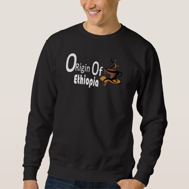 Äthiopischer Kaffee Sweatshirt (Vorderseite)