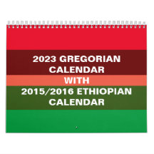 Äthiopischer Kalender & Gregorianischer Kalender 2