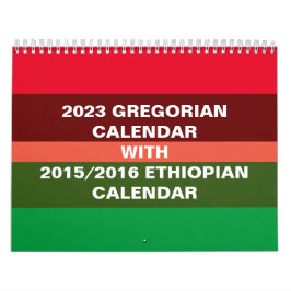 Äthiopischer Kalender & Gregorianischer Kalender 2