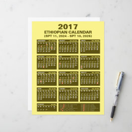 Äthiopischer Kalender-Umrechner Spt 2024 bis 2025