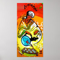 Äthiopischer Mann in Turban Pouring Tee
